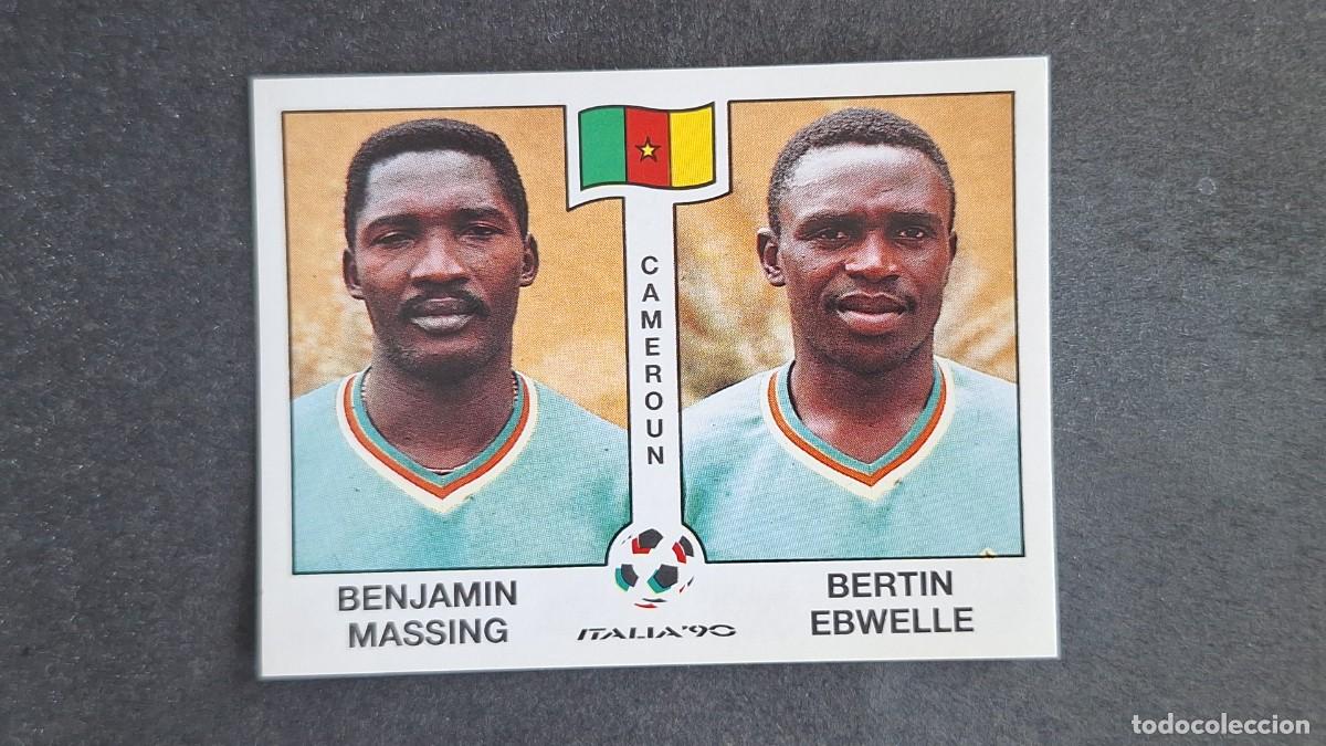 Cromos de F&uacute;tbol: L3 MASSING - EBWELLE SELECCION CAMERUN 175 MUNDIAL ITALIA 90 1990 PANINI NUNCA PEGADO SIN PEGAR