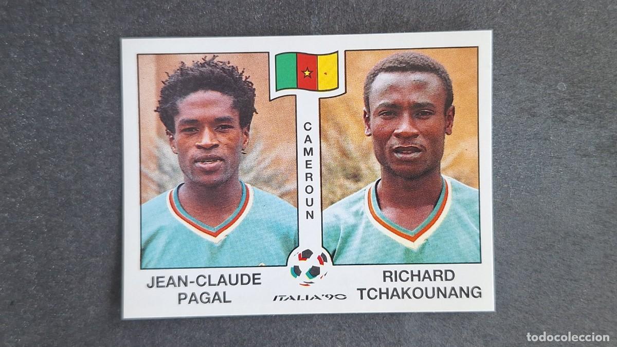 Cromos de F&uacute;tbol: L3 PAGAL - TCHAKOUNANG SELECCION CAMERUN 176 MUNDIAL ITALIA 90 1990 PANINI NUNCA PEGADO SIN PEGAR