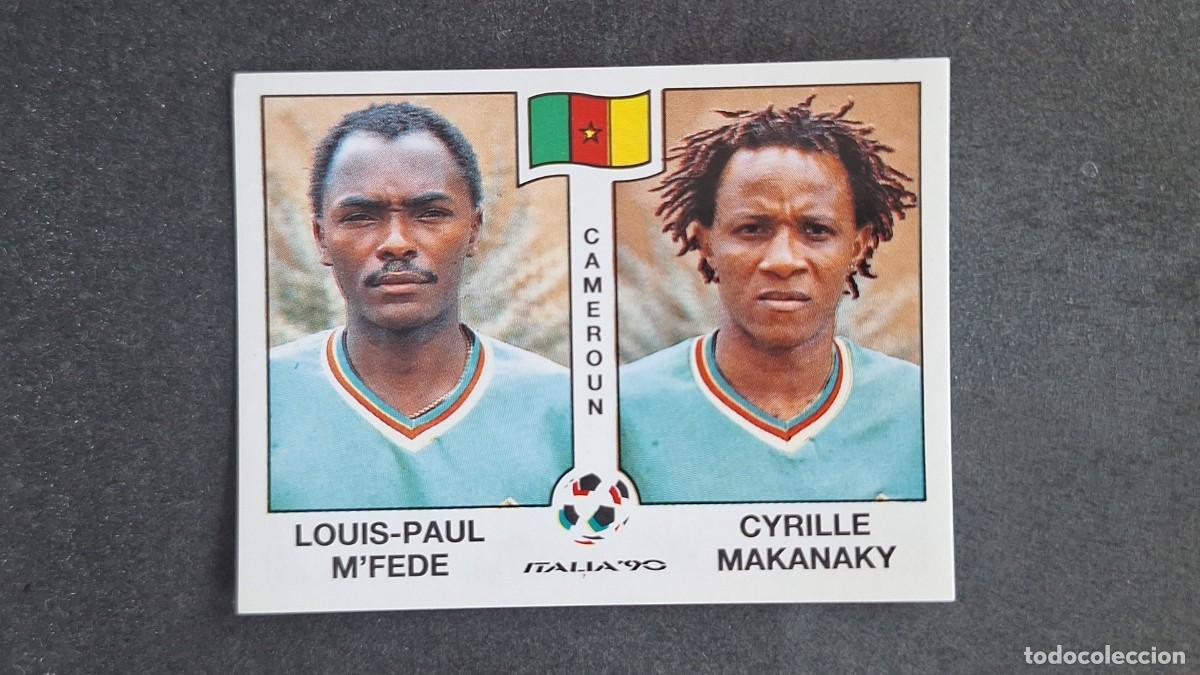 Cromos de F&uacute;tbol: L3 M'FEDE - MAKANAKY SELECCION CAMERUN 178 MUNDIAL ITALIA 90 1990 PANINI NUNCA PEGADO SIN PEGAR