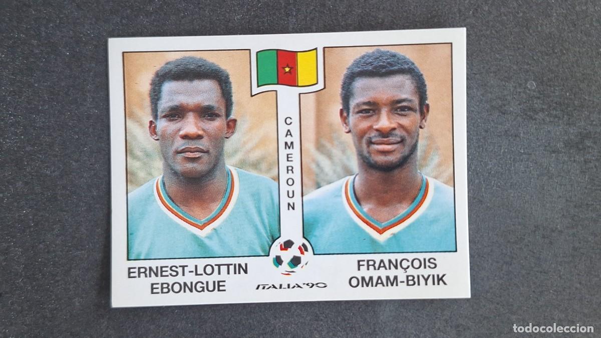 Cromos de F&uacute;tbol: L3 EBONGUE - OMAM-BIYIK SELECCION CAMERUN 179 MUNDIAL ITALIA 90 1990 PANINI NUNCA PEGADO SIN PEGAR