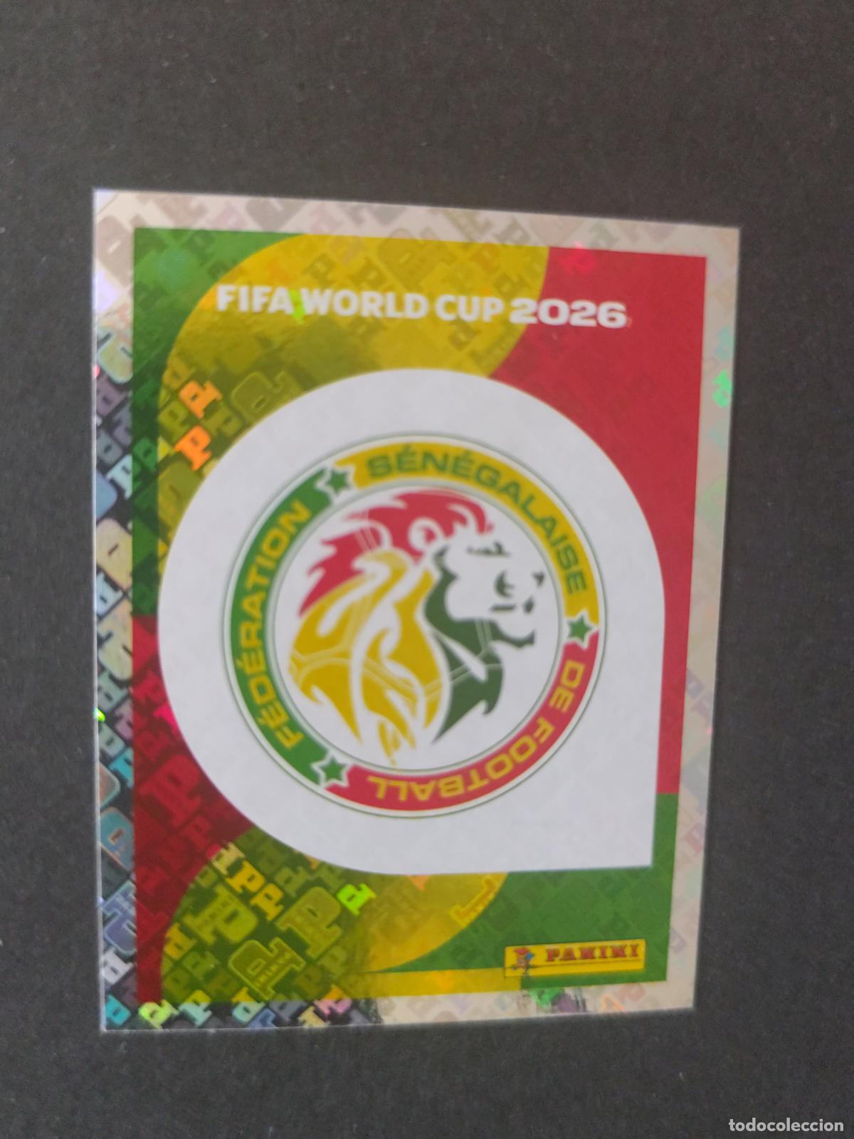 Cromos de F&uacute;tbol: SEN1 EMBLEM ESCUDO 1 SENEGAL MUNDIAL FIFA WORLD CUP 2026 STICKER PANINI SIN PEGAR