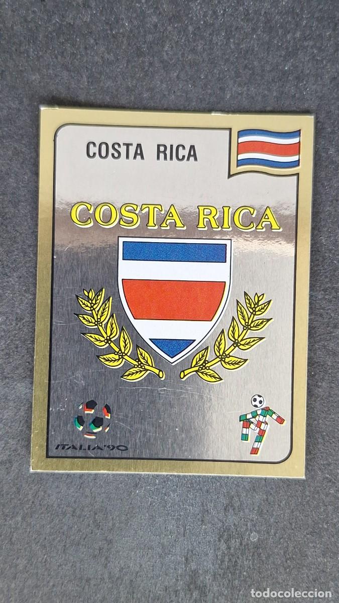 Cromos de Futebol: L3 ESCUDO SELECCION COSTA RICA 182 MUNDIAL ITALIA 90 1990 PANINI NUNCA PEGADO SIN PEGAR