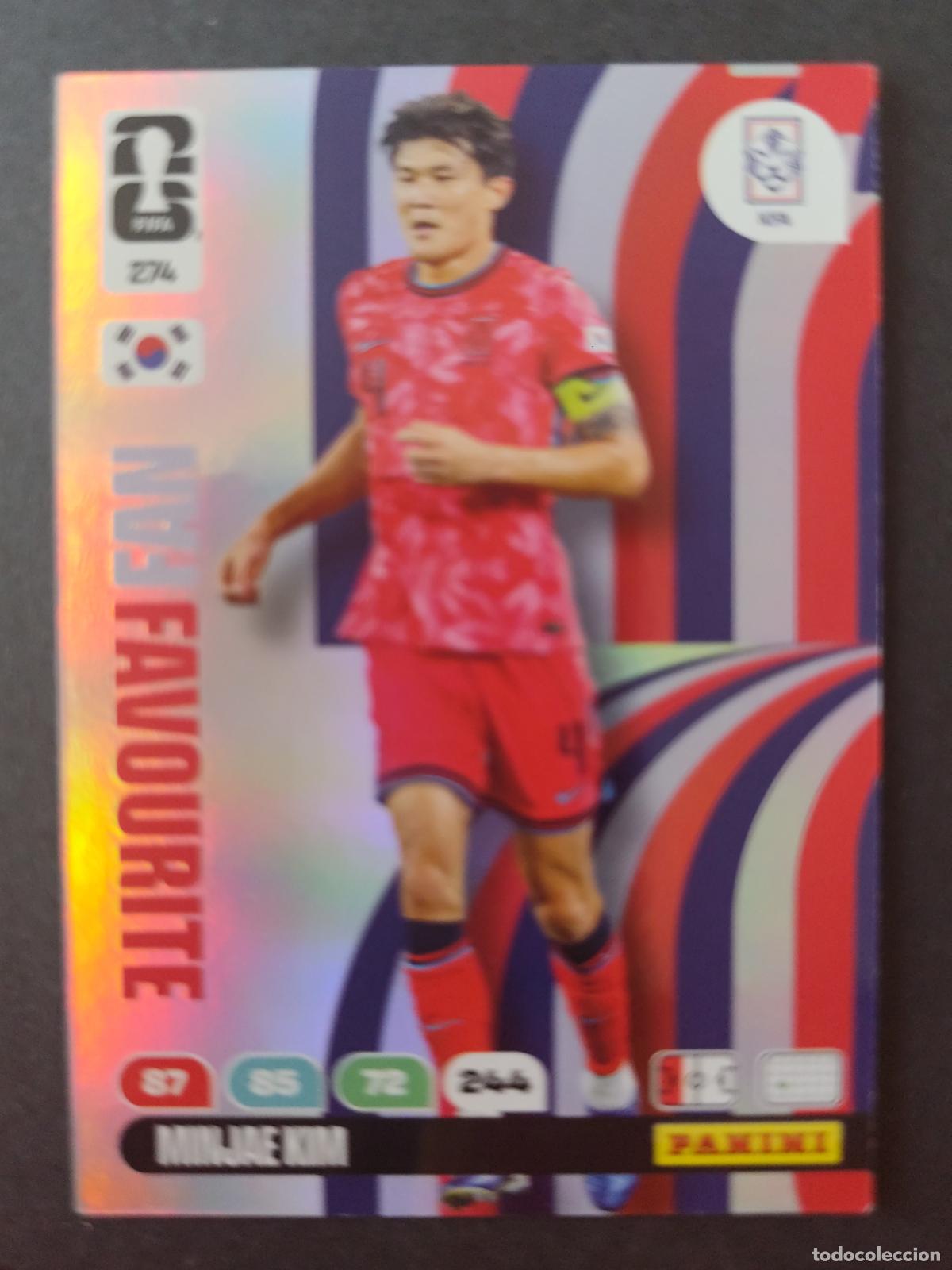Cromos de Futebol: 274 MIN-JAE KIM FAN FAVOURITE COREA DEL SUR ADRENALYN MUNDIAL FIFA WORLD CUP 2026 PANINI