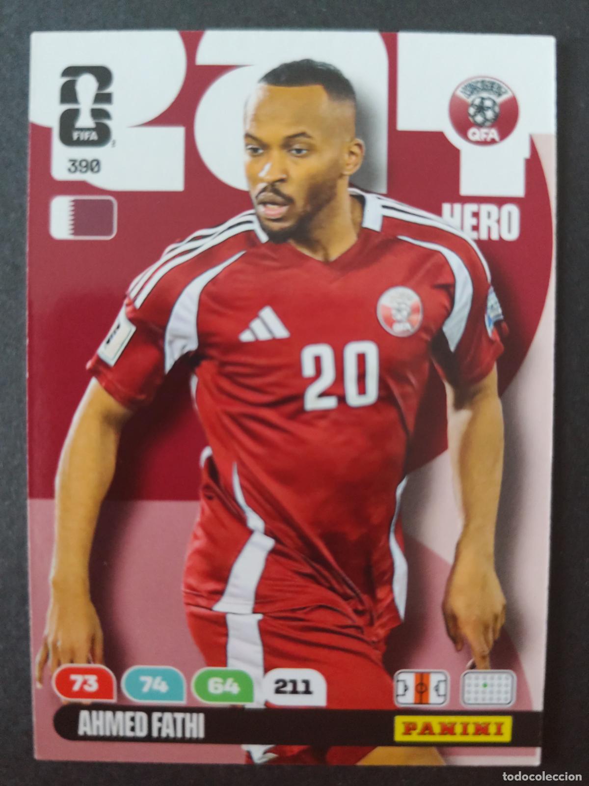 Cromos de F&uacute;tbol: 390 AHMED FATHI QATAR CATAR ADRENALYN MUNDIAL FIFA WORLD CUP 2026 PANINI