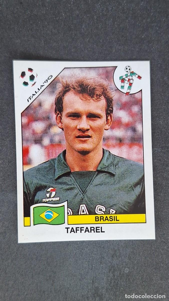Cromos de F&uacute;tbol: L3 TAFFAREL SELECCION BRASIL 192 MUNDIAL ITALIA 90 1990 PANINI NUNCA PEGADO SIN PEGAR