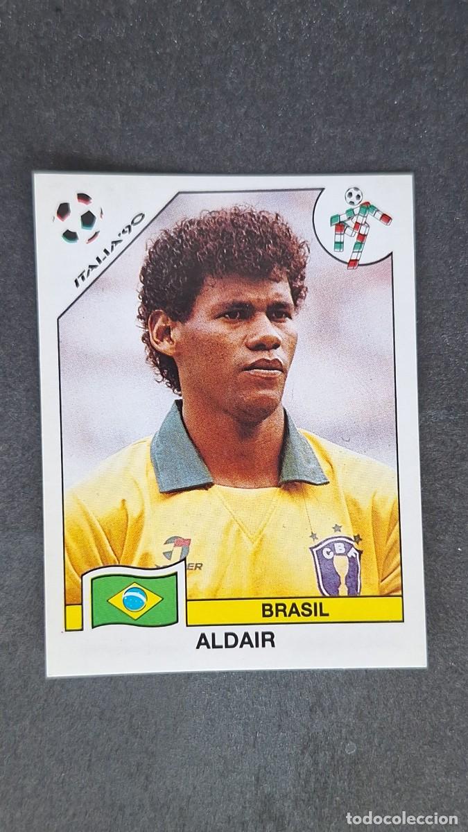 Cromos de F&uacute;tbol: L3 ALDAIR SELECCION BRASIL 198 MUNDIAL ITALIA 90 1990 PANINI NUNCA PEGADO SIN PEGAR