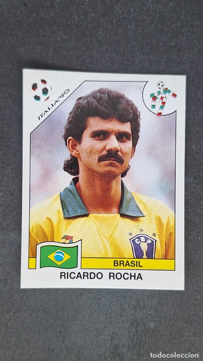 Cromos de F&uacute;tbol: L3 RICARDO ROCHA SELECCION BRASIL 199 MUNDIAL ITALIA 90 1990 PANINI NUNCA PEGADO SIN PEGAR