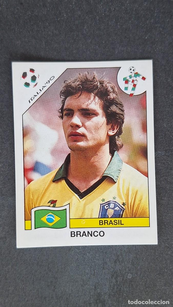 Cromos de F&uacute;tbol: L3 BRANCO SELECCION BRASIL 200 MUNDIAL ITALIA 90 1990 PANINI NUNCA PEGADO SIN PEGAR