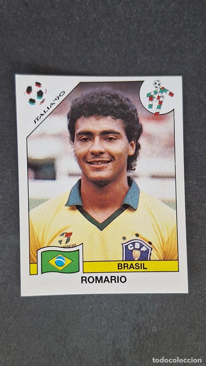 Cromos de Futebol: L3 ROMARIO SELECCION BRASIL 208 MUNDIAL ITALIA 90 1990 PANINI NUNCA PEGADO SIN PEGAR