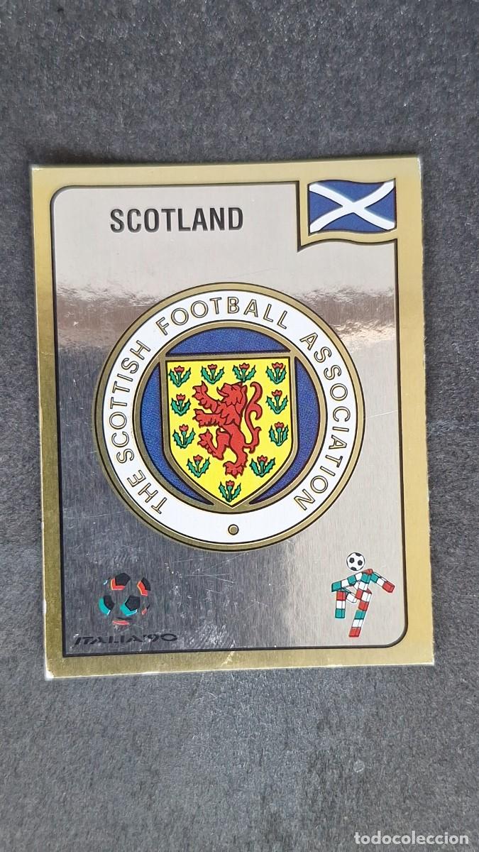 Cromos de Futebol: L3 ESCUDO SELECCION ESCOCIA 210 MUNDIAL ITALIA 90 1990 PANINI NUNCA PEGADO SIN PEGAR