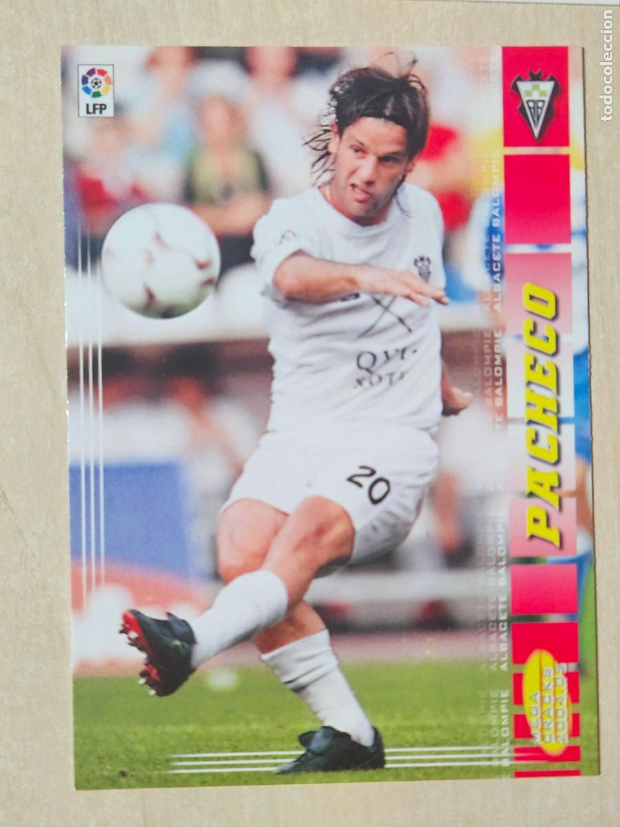 Cromos de Futebol: CROMO N&ordm; 16 PACHECO - MEGACRACKS 2004 05 - ALBACETE