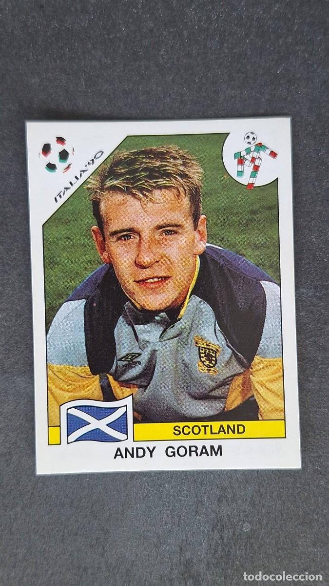 Cromos de Futebol: L3 ANDY GORAM SELECCION ESCOCIA 212 MUNDIAL ITALIA 90 1990 PANINI NUNCA PEGADO SIN PEGAR