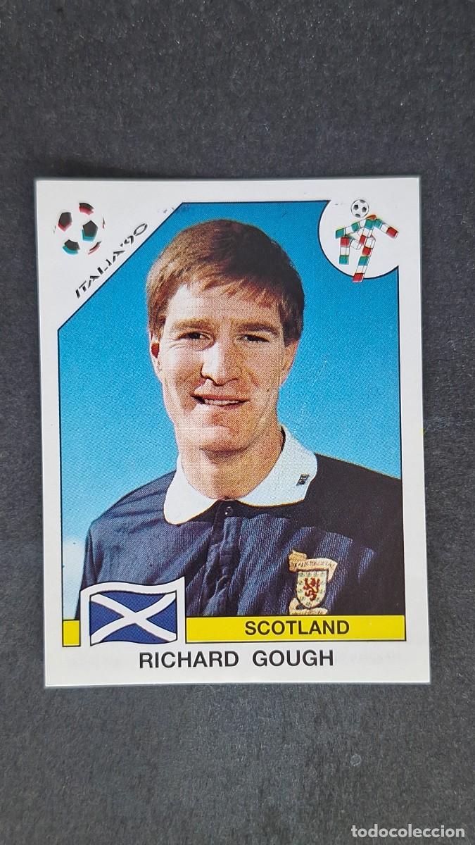 Cromos de F&uacute;tbol: L3 RICHARD GOUGH SELECCION ESCOCIA 214 MUNDIAL ITALIA 90 1990 PANINI NUNCA PEGADO SIN PEGAR
