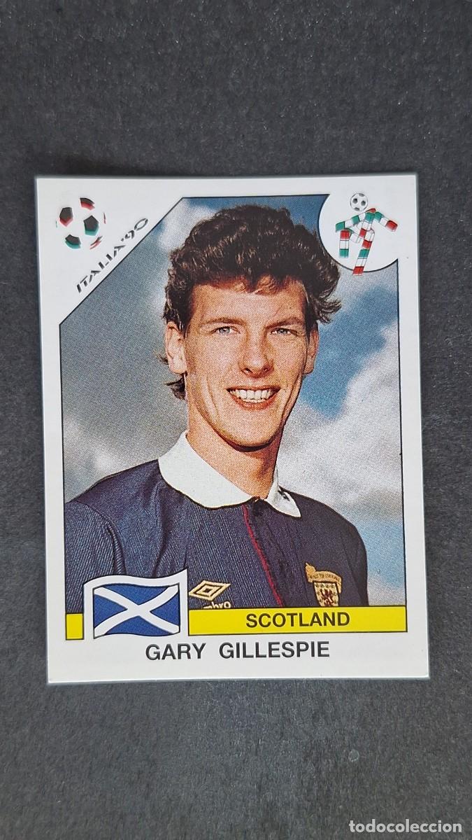Cromos de Futebol: L3 GARY GILLESPIE SELECCION ESCOCIA 217 MUNDIAL ITALIA 90 1990 PANINI NUNCA PEGADO SIN PEGAR