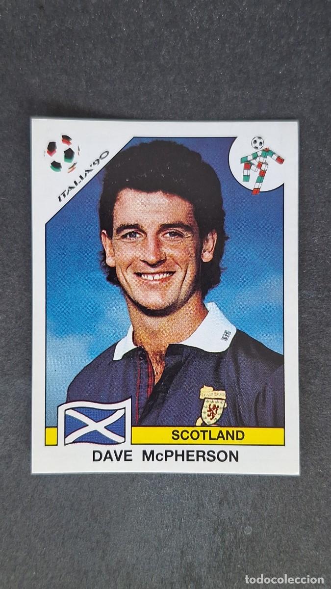 Cromos de Futebol: L3 DAVE McPHERSON SELECCION ESCOCIA 218 MUNDIAL ITALIA 90 1990 PANINI NUNCA PEGADO SIN PEGAR