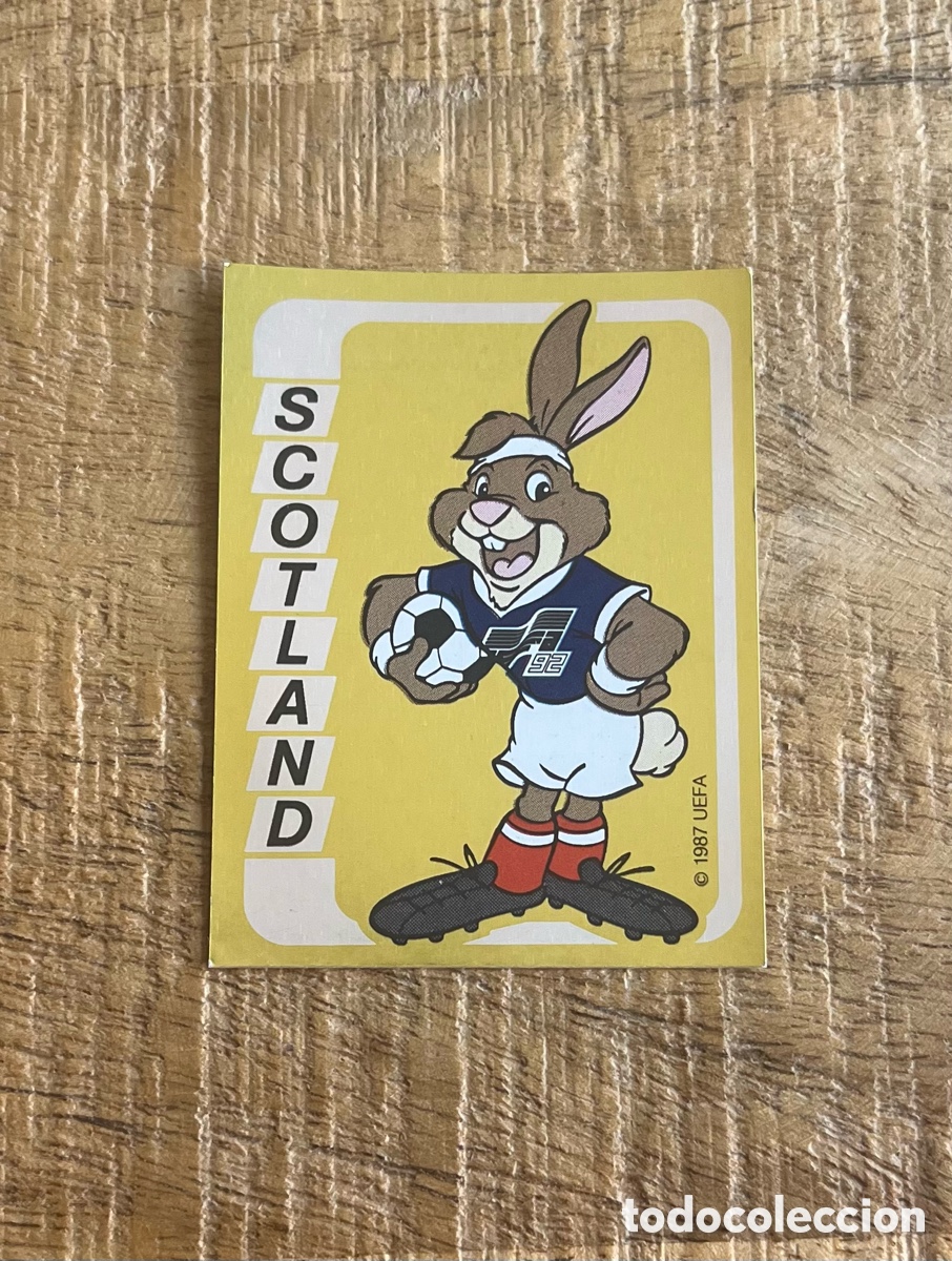 Cromos de Futebol: CROMO N&ordm; 141 - MASCOTA ESCOCIA - EURO SUECIA 92 PANINI - NUNCA PEGADO - SCOTLAND