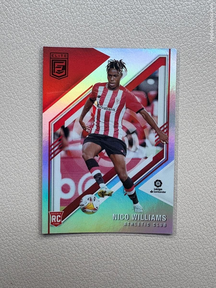 Cromos de F&uacute;tbol: 21. CROMO PANINI ROOKIE CARD NICO WILLIAMS N 176 &Eacute;LITE 2021-22 21-22