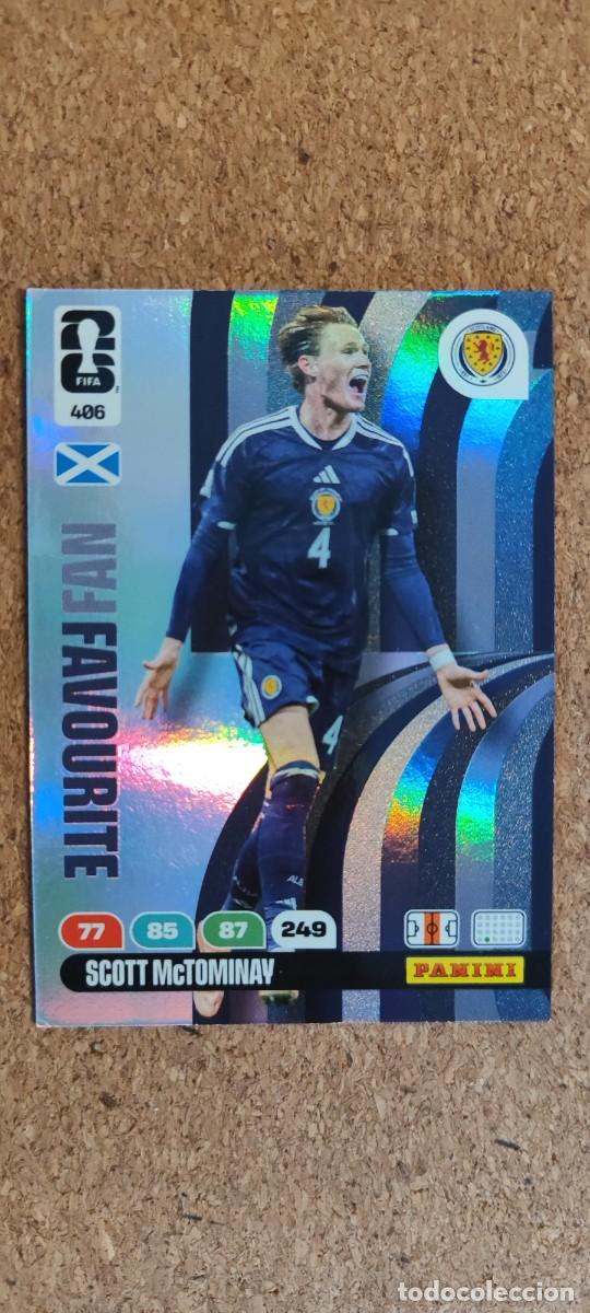 Cromos de F&uacute;tbol: ADRENALYN XL FIFA WORLD CUP 2026 CARD FAN FAVOURITE McTOMINAY ESCOCIA # 406 PANINI