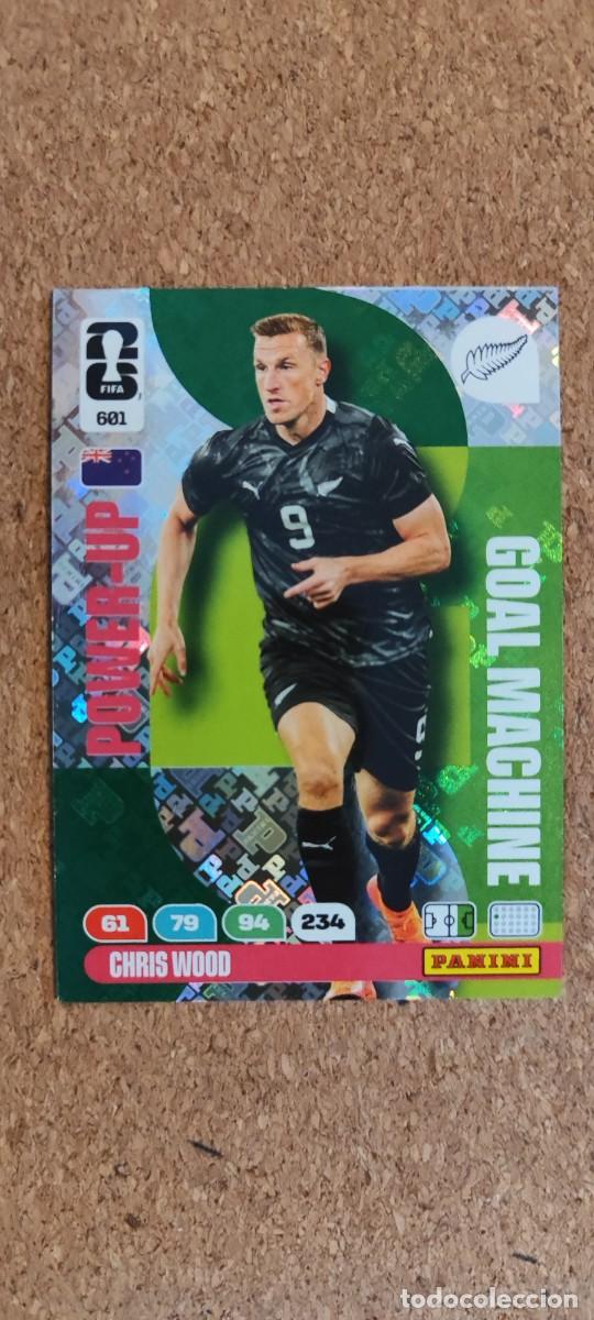 Cromos de F&uacute;tbol: ADRENALYN XL FIFA WORLD CUP 2026 CARD POWER-UP WOOD NUEVA ZELANDA # 601 PANINI