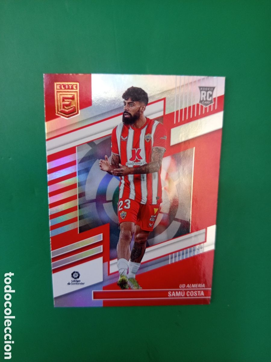 Cromos de F&uacute;tbol: ❇️ CROMO ⚽ CARD SAMU COSTA ALMER&Iacute;A 22 23 2022 2023 ELITE RC ROOKIE CARD DONRUSS ❇️