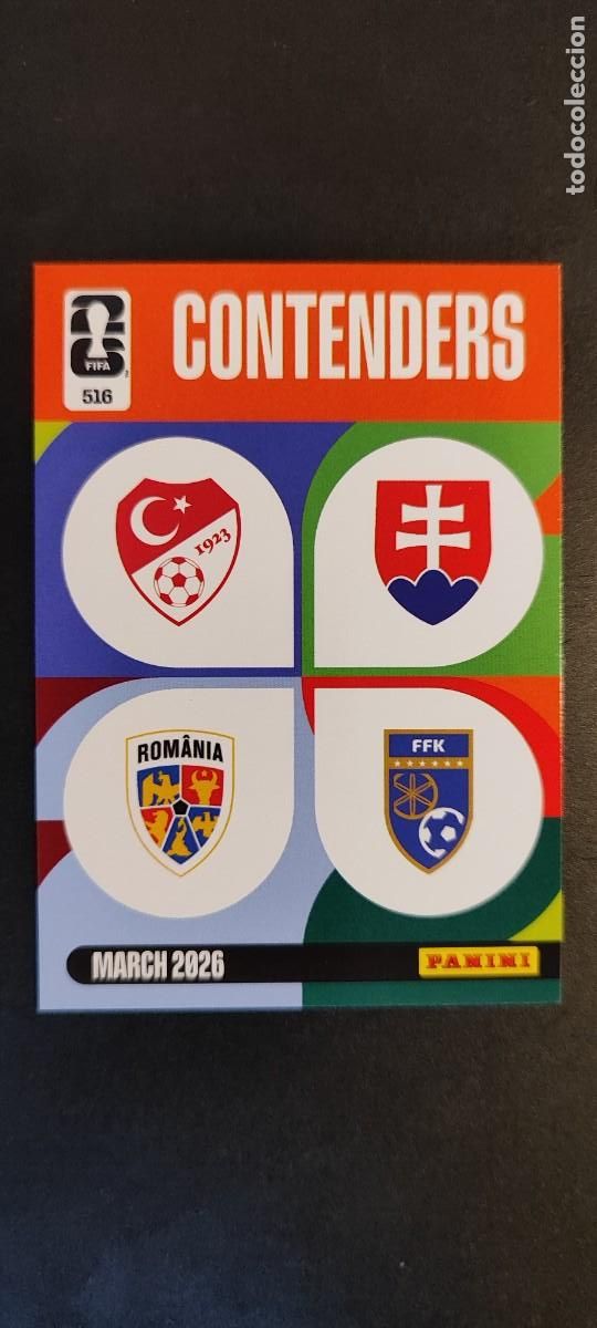 Cromos de F&uacute;tbol: ADRENALYN XL FIFA WORLD CUP 2026 CARD CONTENDERS # 516 PANINI