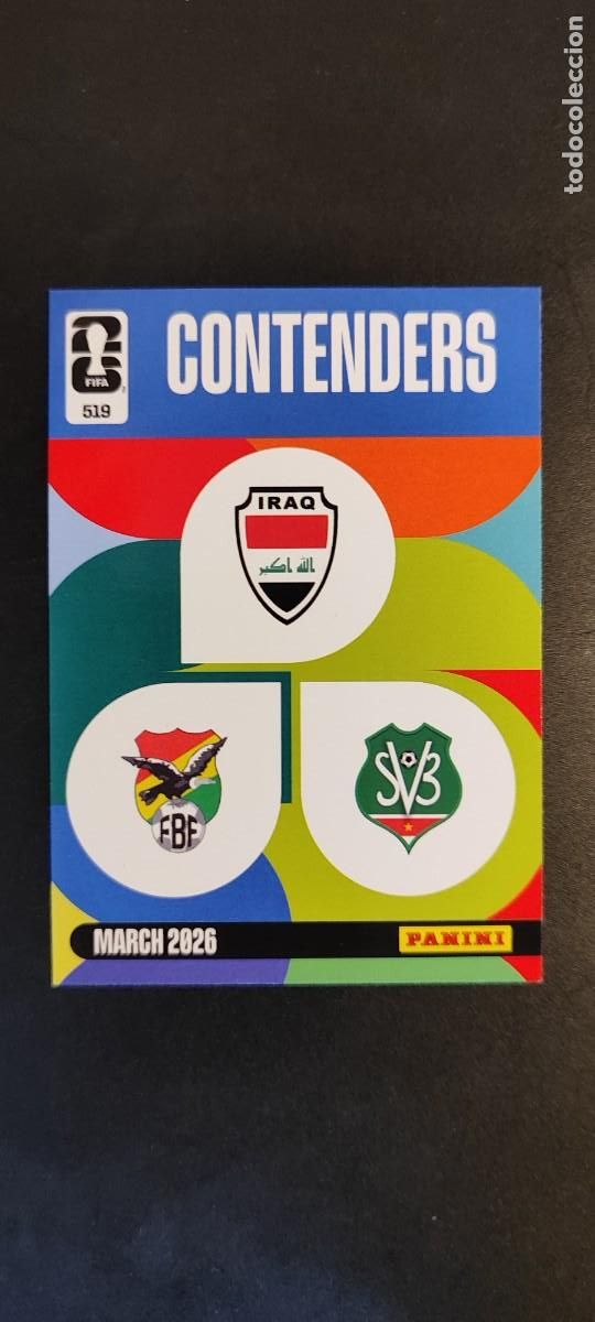 Cromos de F&uacute;tbol: ADRENALYN XL FIFA WORLD CUP 2026 CARD CONTENDERS # 519 PANINI