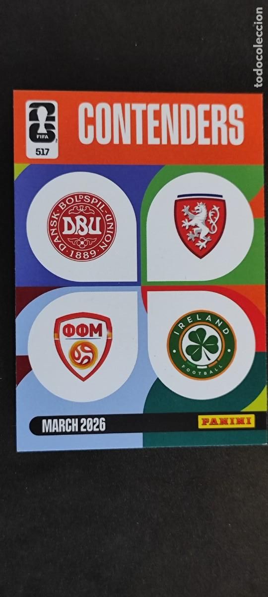 Cromos de F&uacute;tbol: ADRENALYN XL FIFA WORLD CUP 2026 CARD CONTENDERS # 517 PANINI