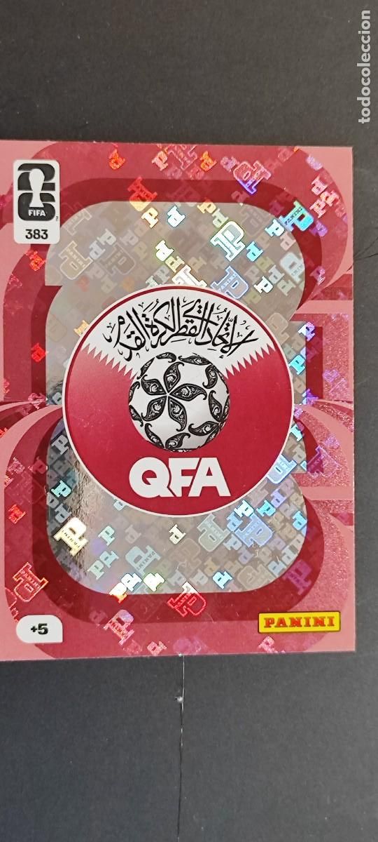 Cromos de F&uacute;tbol: ADRENALYN XL FIFA WORLD CUP 2026 CARD ESCUDO QATAR # 383 PANINI