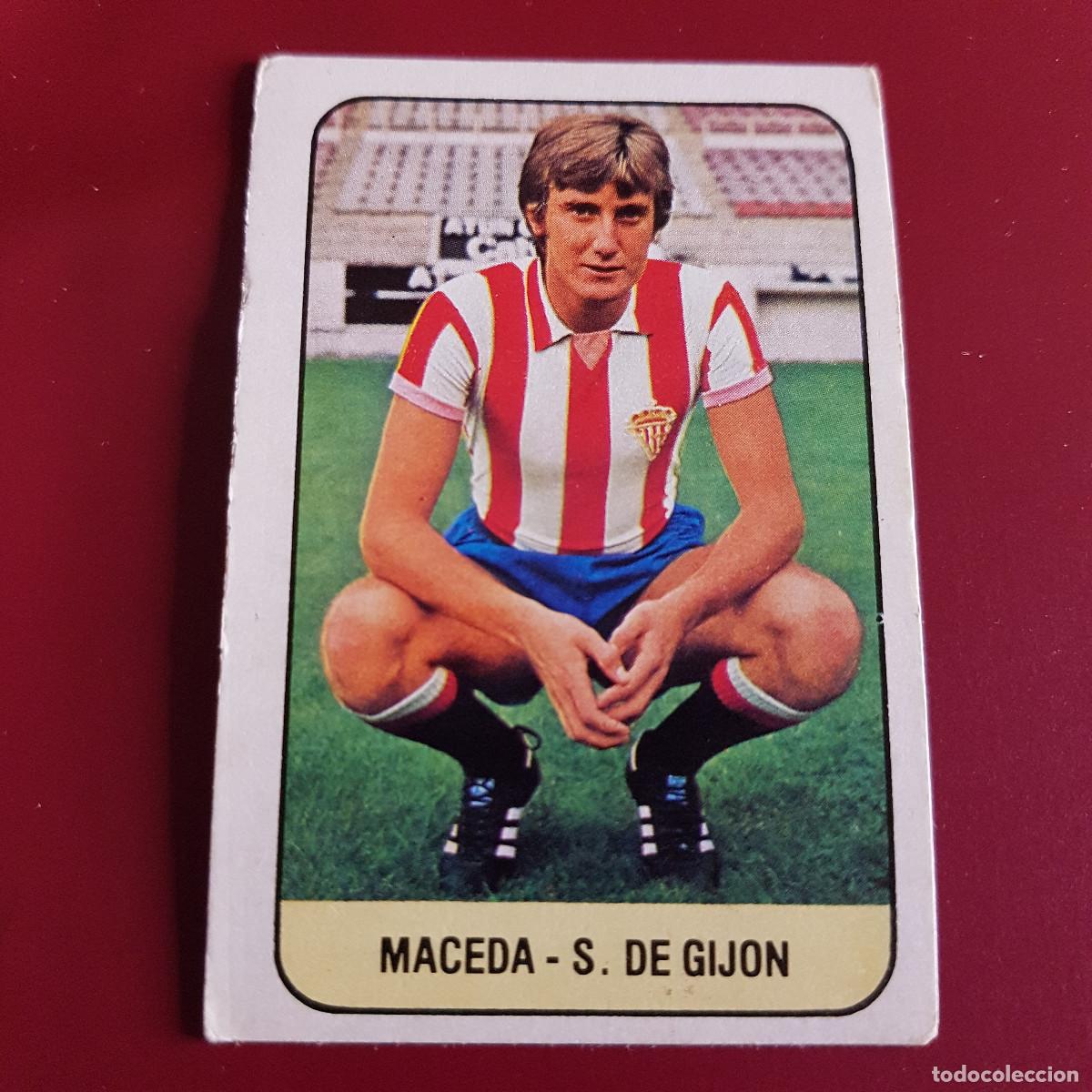 Fu&szlig;ball-Sticker: ESTE - LIGA 78 79 - 1978 1979 - UN CROMO - S DE GIJON - MACEDA - NUNCA PEGADO
