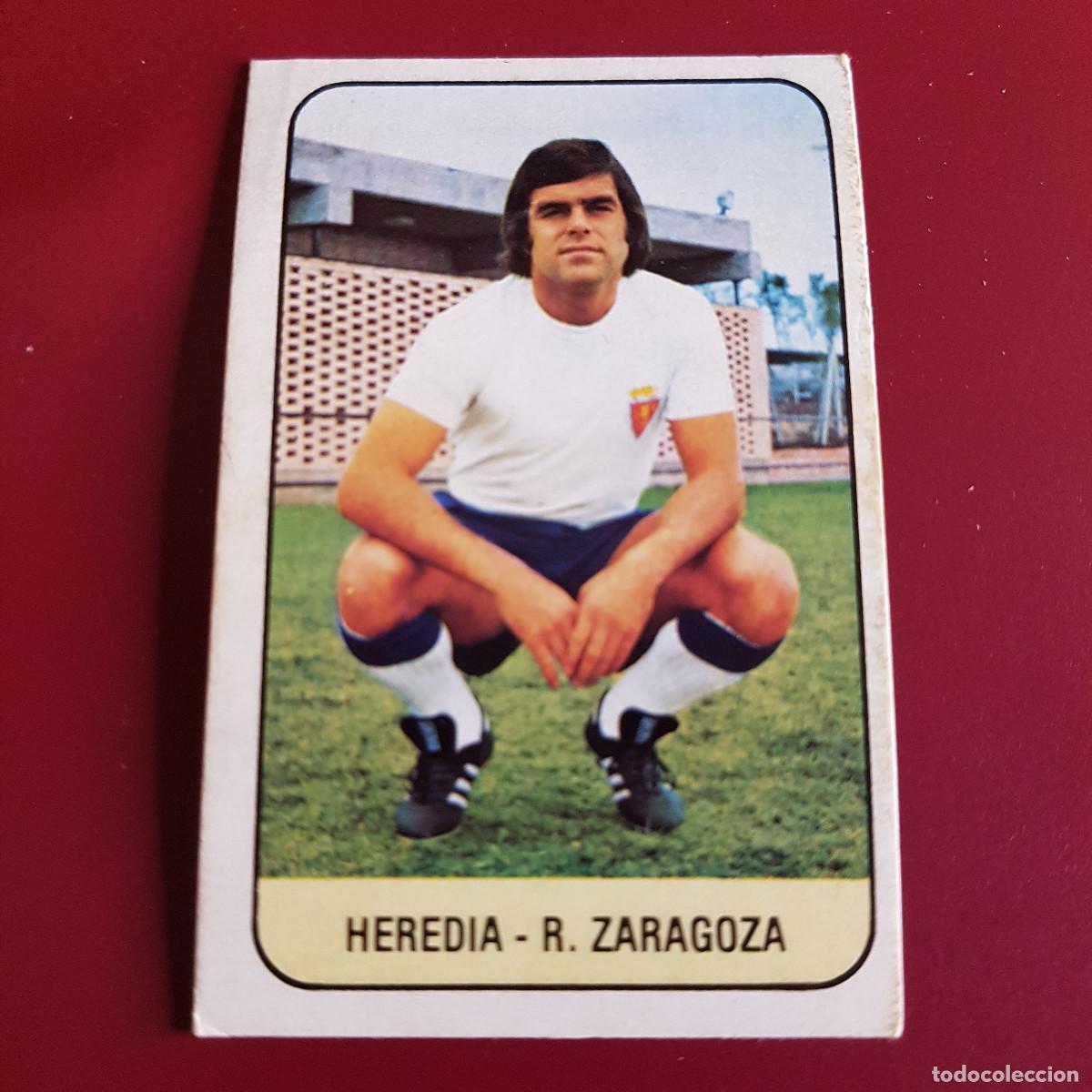 Cromos de Futebol: ESTE - LIGA 78 79 - 1978 1979 - UN CROMO - ZARAGOZA - HEREDIA - NUNCA PEGADO