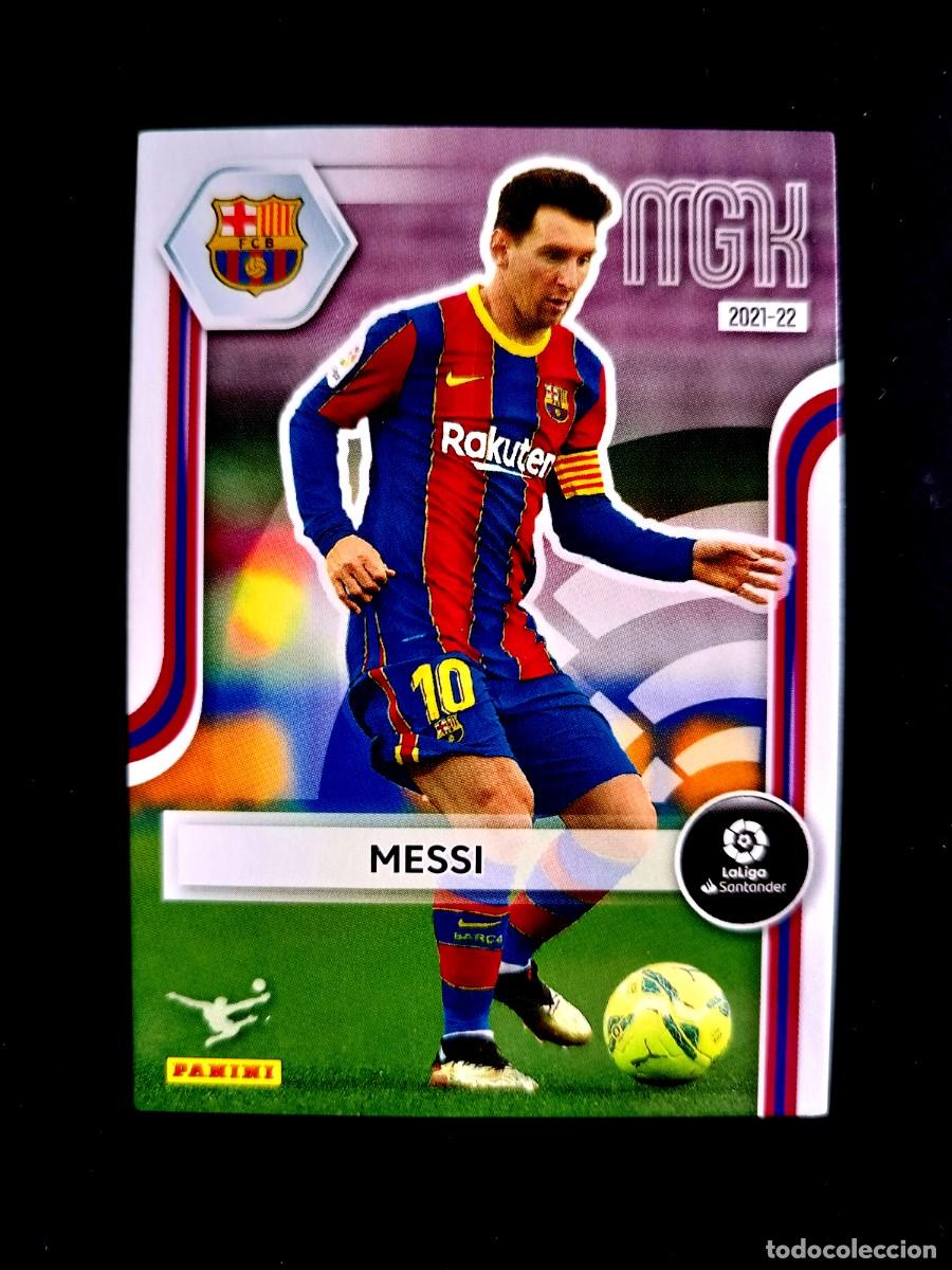 Cromos de F&uacute;tbol: 69 MESSI - F.C. BARCELONA (A&Ntilde;O DESPEDIDA) - MEGACRACKS 2021 2022