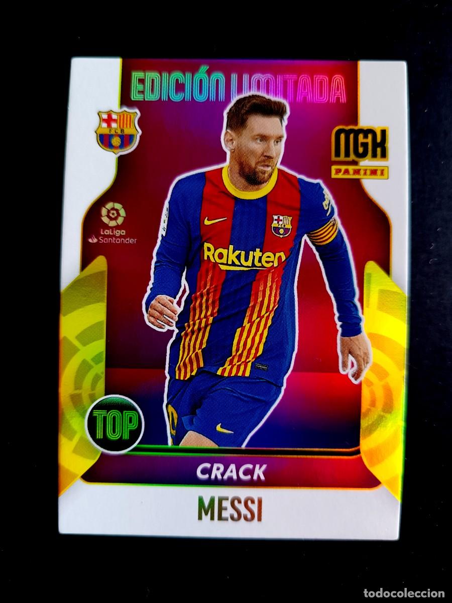 Cromos de F&uacute;tbol: MESSI (EDICI&Oacute;N LIMITADA) - F.C. BARCELONA - MEGACRACKS 2021 2022