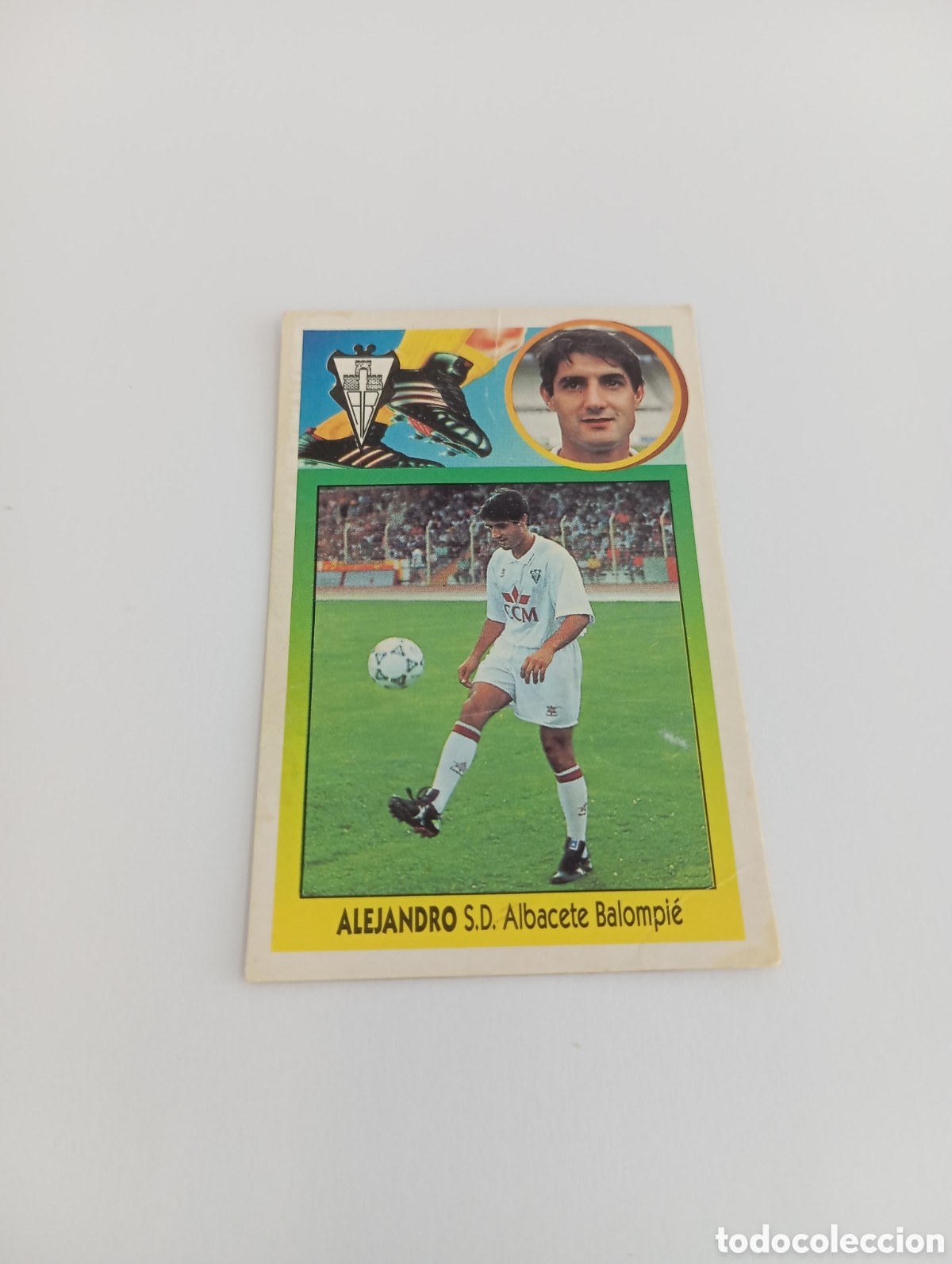 Cromos de F&uacute;tbol: ALEJANDRO COLOCA Albacete Liga Este 1993 1994 CART&Oacute;N Panini 93 94 SIN PEGAR