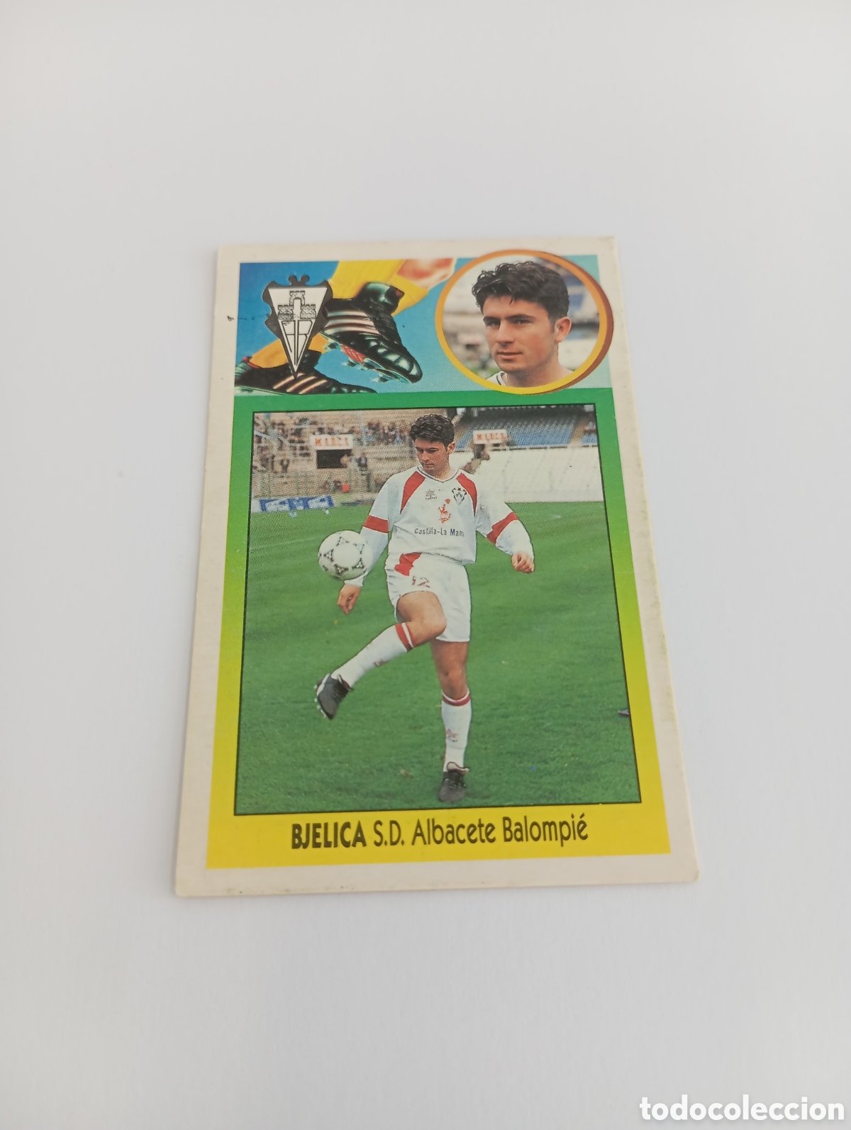 Cromos de F&uacute;tbol: BJELICA COLOCA Albacete Liga Este 1993 1994 CART&Oacute;N Panini 93 94 SIN PEGAR