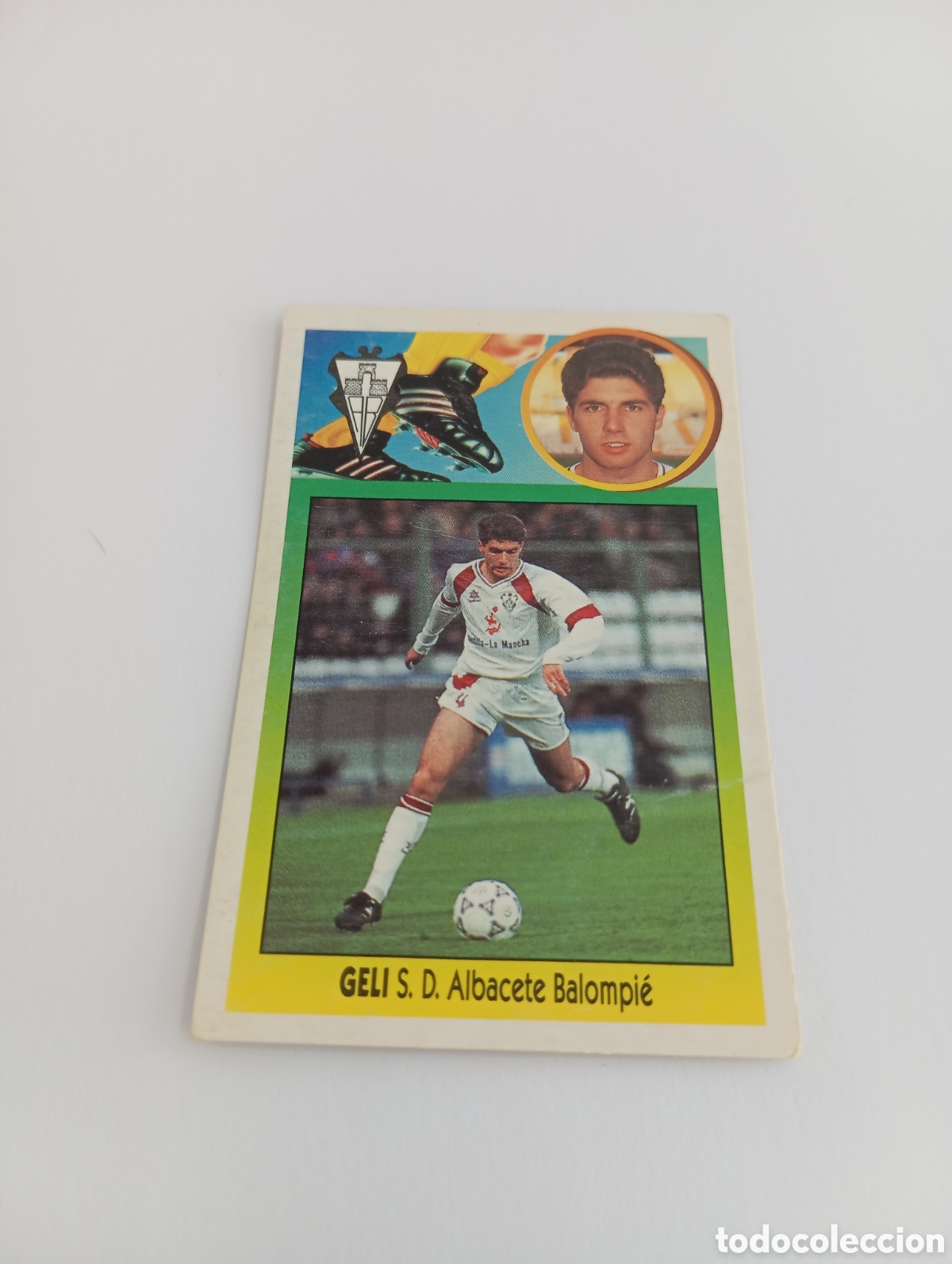 Cromos de F&uacute;tbol: GELI Albacete Liga Este 1993 1994 CART&Oacute;N Panini 93 94 SIN PEGAR