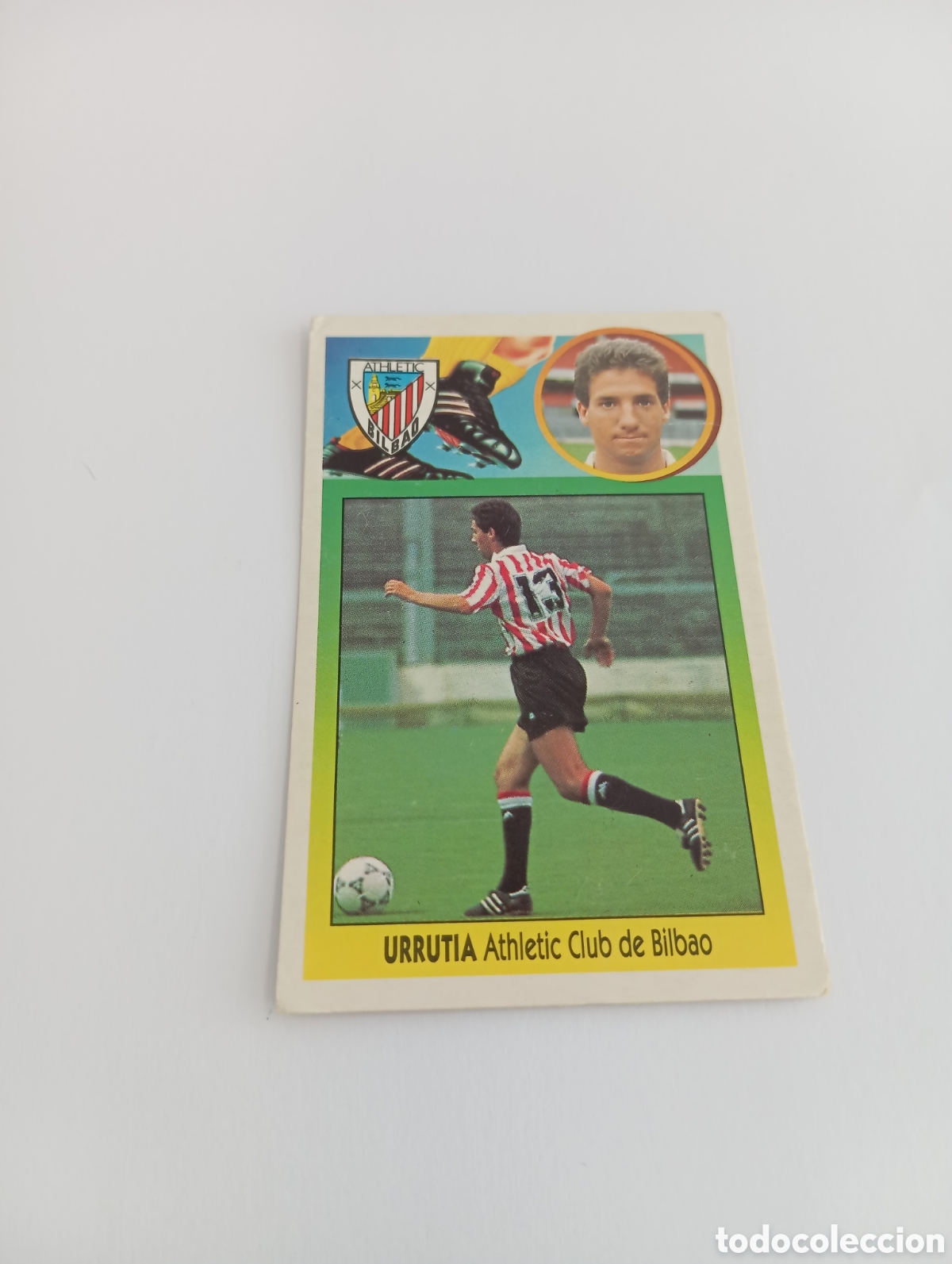 Cromos de F&uacute;tbol: URRUTIA Athletic Club Liga Este 1993 1994 CART&Oacute;N Panini 93 94 SIN PEGAR