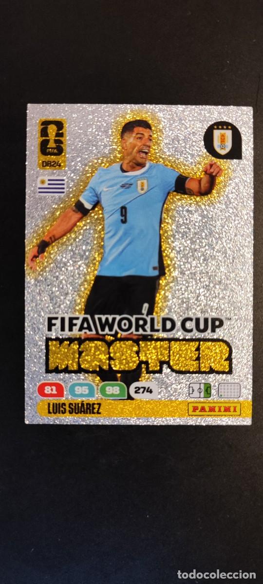 Cromos de F&uacute;tbol: ADRENALYN XL FIFA WORLD CUP 2026 CARD MASTER LUIS SUAREZ URUGUAY # DB24 PANINI