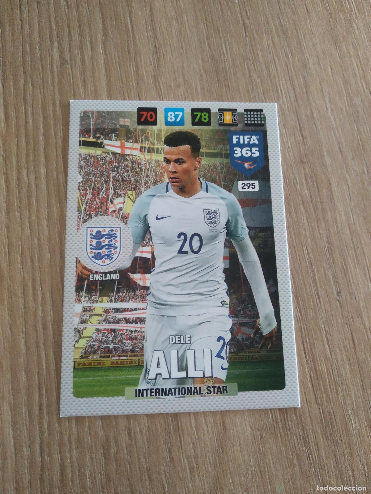 Cromos de F&uacute;tbol: 295 DELE ALLI INGLATERRA CROMO FUTBOL PANINI ADRENALYN 16-17 FIFA 365 2016-2017