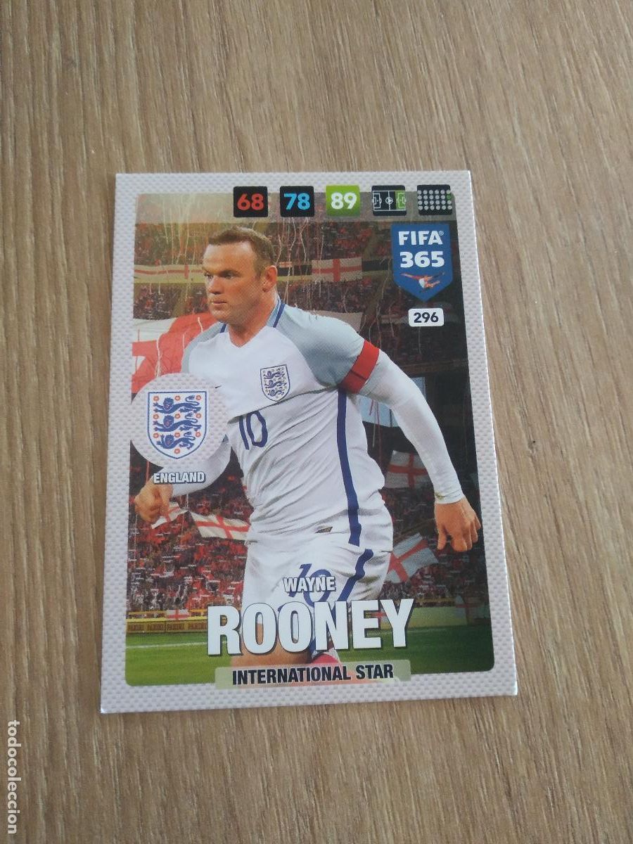 Cromos de F&uacute;tbol: 296 ROONEY INGLATERRA CROMO FUTBOL PANINI ADRENALYN 16-17 FIFA 365 2016-2017