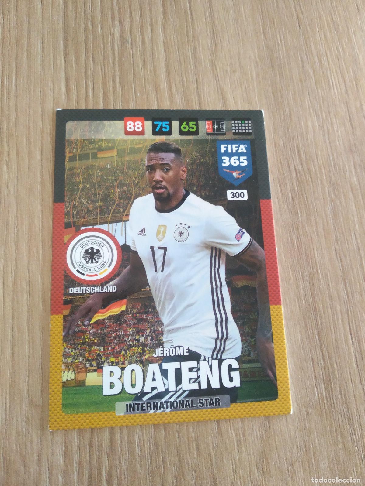 Cromos de F&uacute;tbol: 300 BOATENG ALEMANIA CROMO FUTBOL PANINI ADRENALYN 16-17 FIFA 365 2016-2017