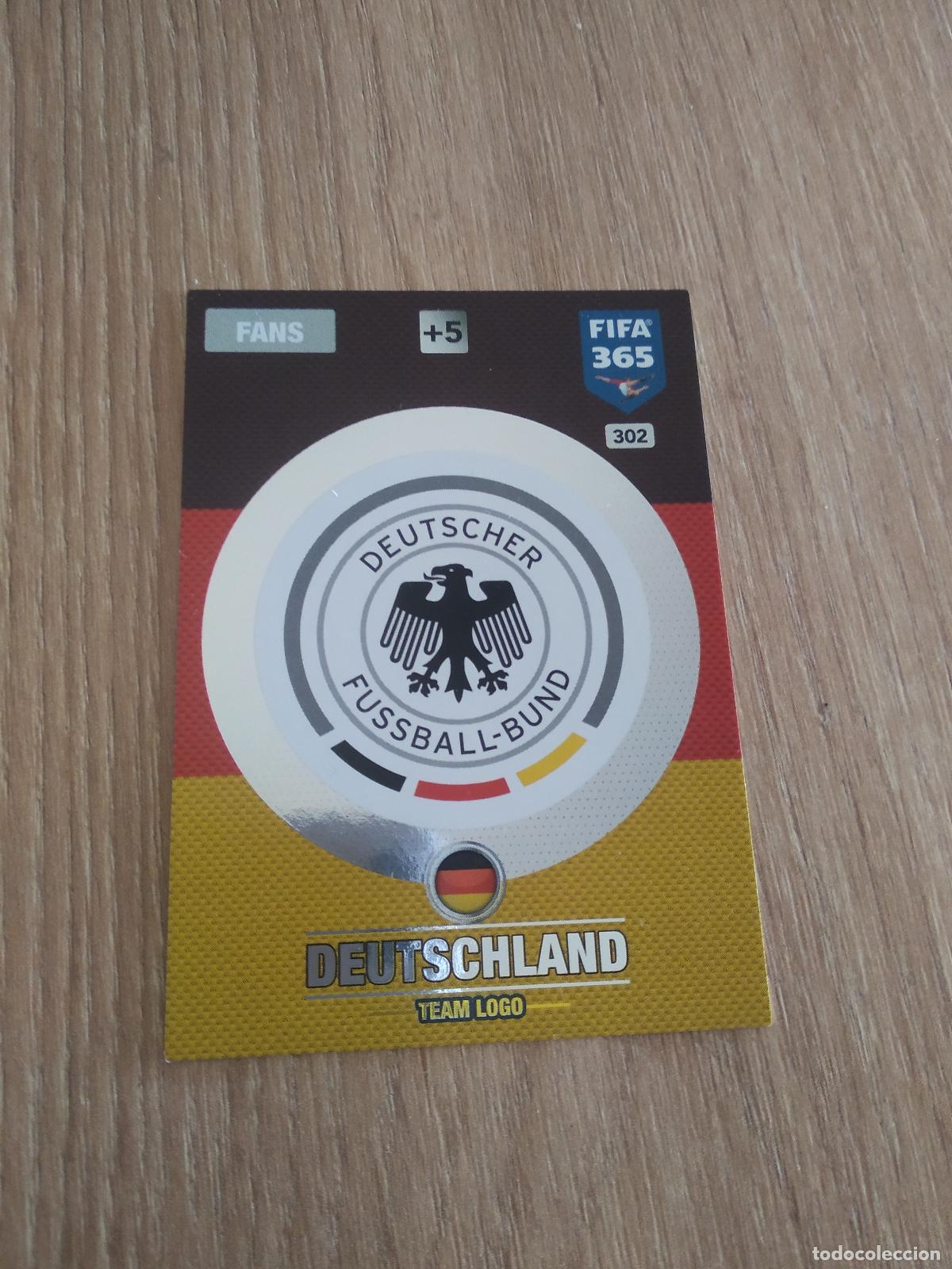 Cromos de F&uacute;tbol: 302 ESCUDO ALEMANIA CROMO FUTBOL PANINI ADRENALYN 16-17 FIFA 365 2016-2017