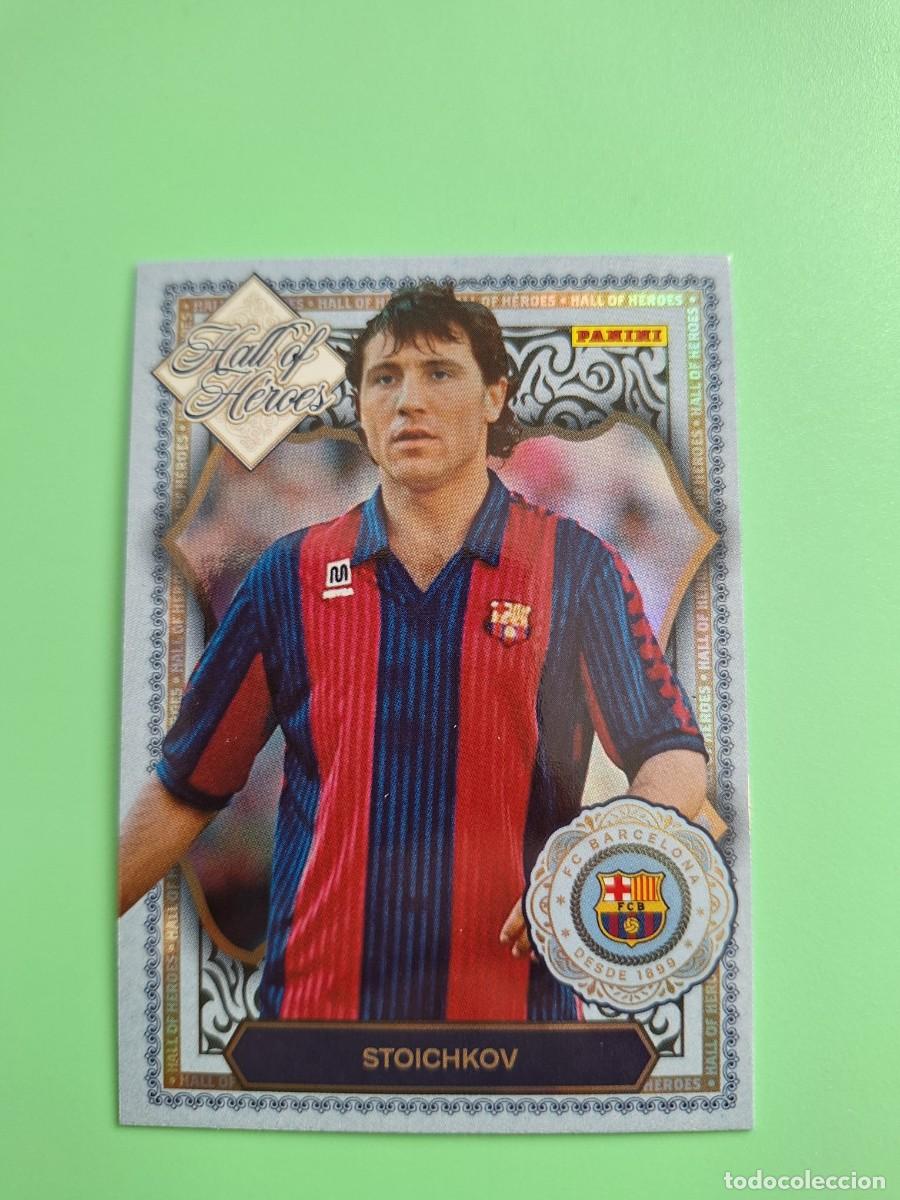 Cromos de F&uacute;tbol: CROMO PANINI CLUB BARCELONA HALL OF HEROES STOICHKOV HH4 INSERT 25 26 2025 2026
