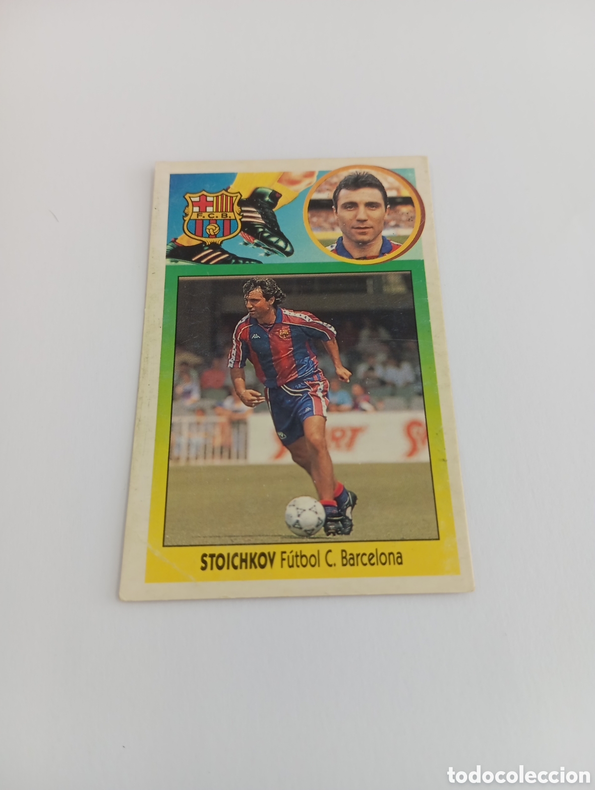 Cromos de F&uacute;tbol: STOICHKOV Barcelona Liga Este 1993 1994 CART&Oacute;N Panini 93 94 SIN PEGAR