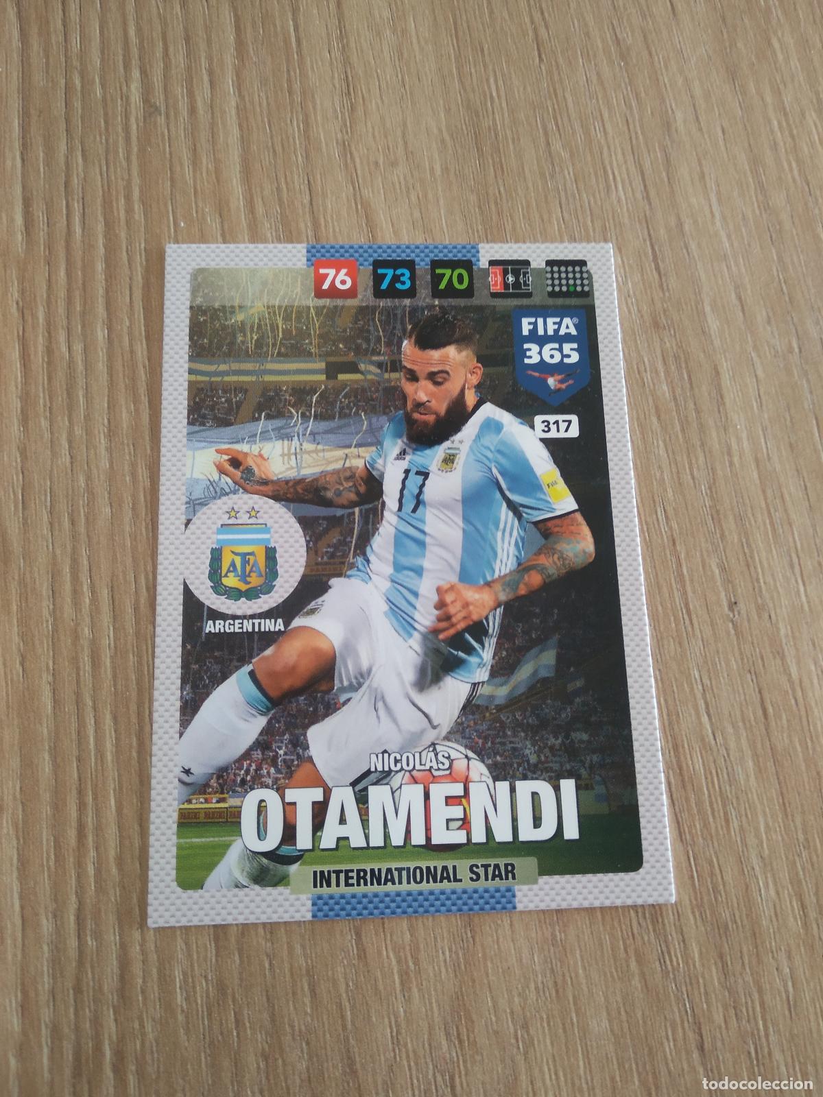 Cromos de F&uacute;tbol: 317 OTAMENDI ARGENTINA CROMO FUTBOL PANINI ADRENALYN 16-17 FIFA 365 2016-2017