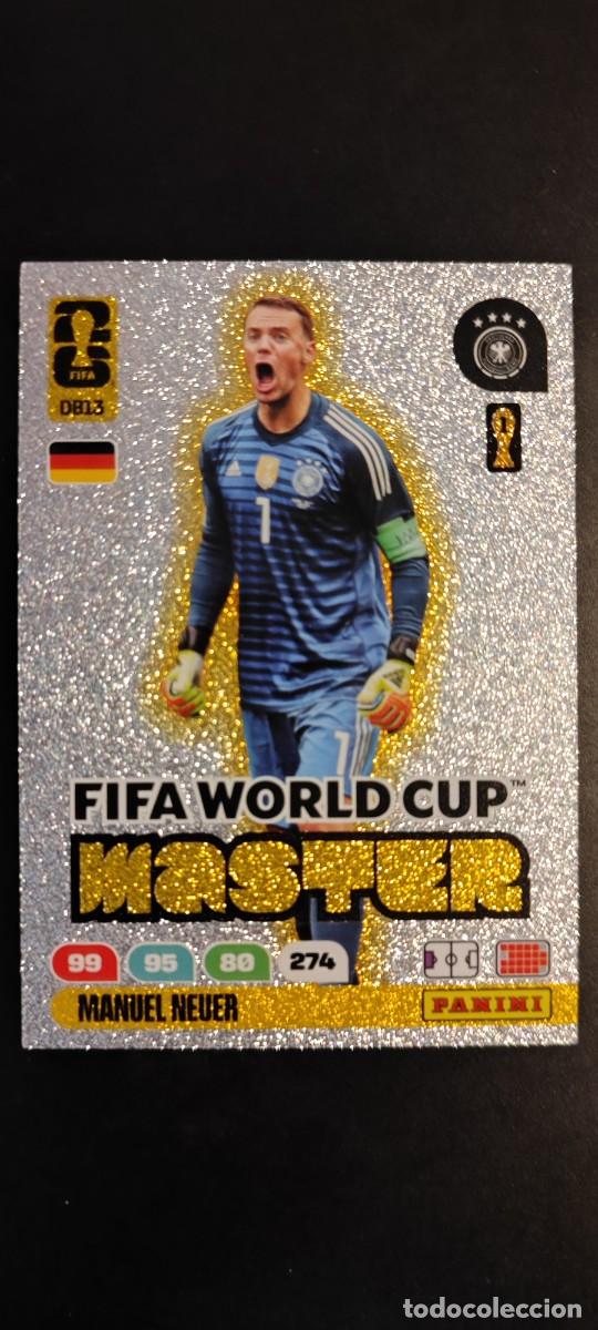 Cromos de F&uacute;tbol: ADRENALYN XL FIFA WORLD CUP 2026 CARD MASTER NEUER ALEMANIA # DB13 PANINI