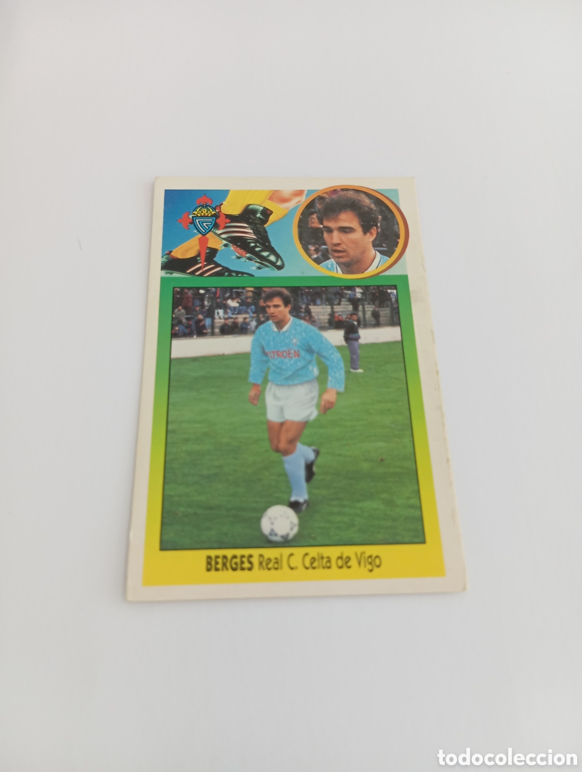 Figurine di Calcio: BERGES COLOCA Celta de Vigo Liga Este 1993 1994 CART&Oacute;N Panini 93 94 SIN PEGAR
