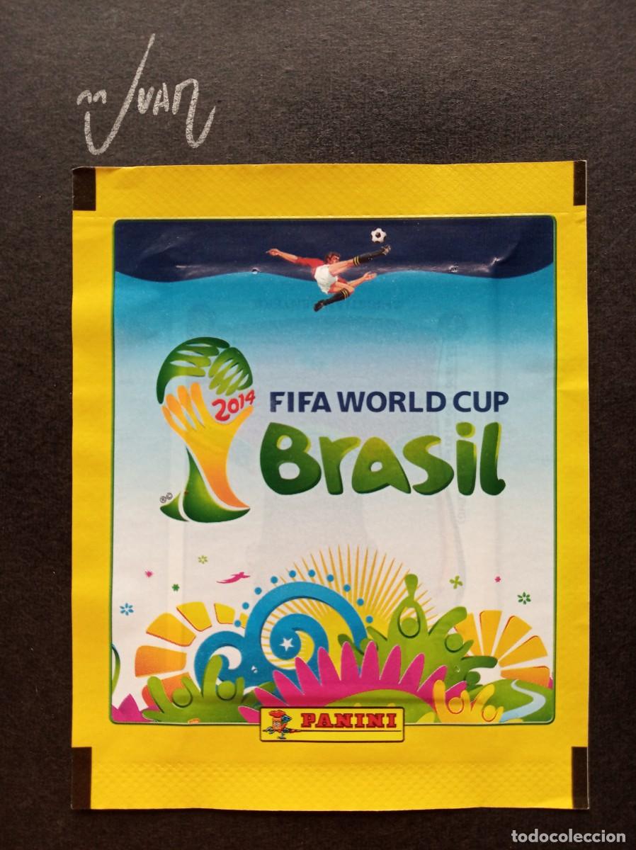 Figurine di Calcio: SOBRE SIN ABRIR VERSION ⚽ PANINI &reg; FIFA WORLD CUP 2014 MUNDIAL 14 MESSI ? BARCELONA CRISTIANO MADRID
