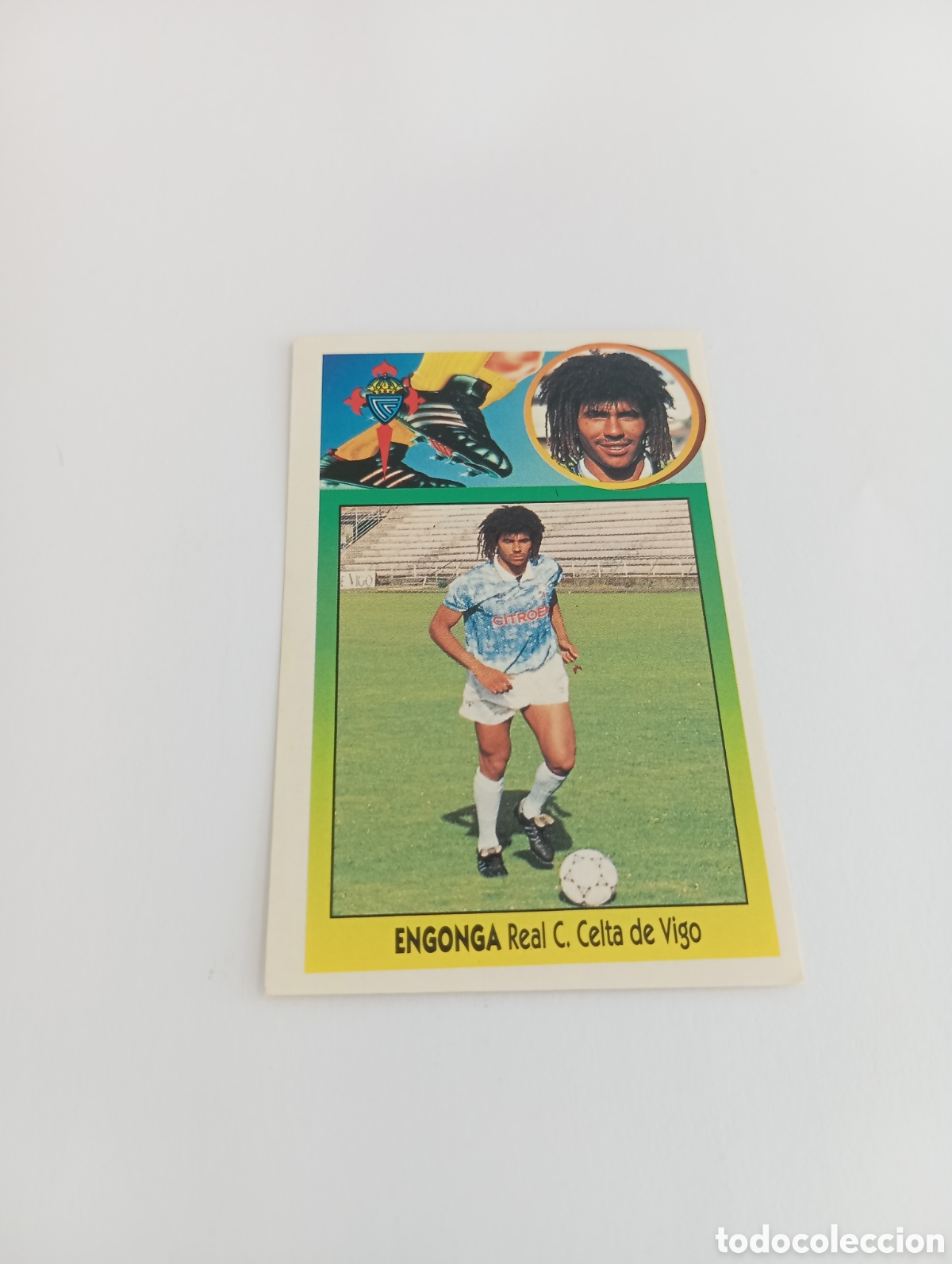 Figurine di Calcio: ENGONGA Celta de Vigo Liga Este 1993 1994 ADHESIVO Panini 93 94 SIN PEGAR