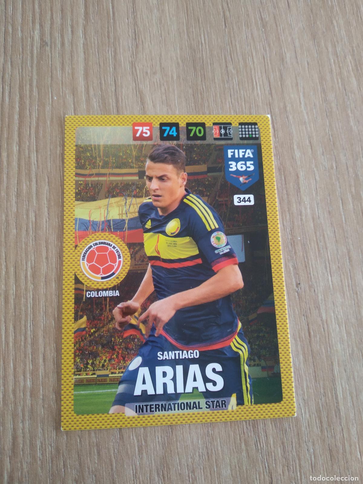 Figurine di Calcio: 344 SANTIAGO ARIAS COLOMBIA CROMO FUTBOL PANINI ADRENALYN 16-17 FIFA 365 2016-2017