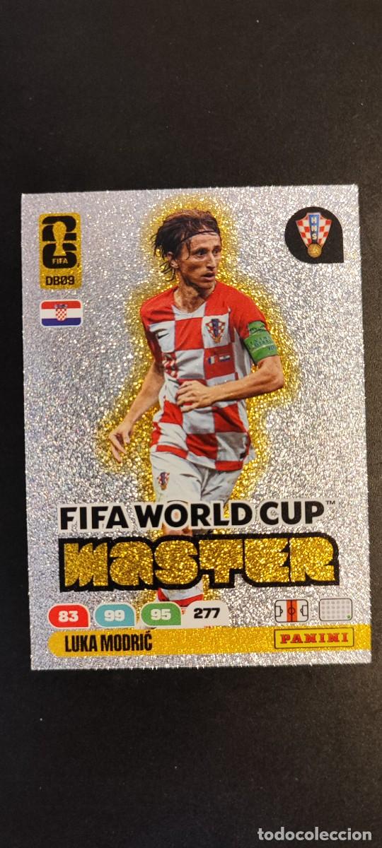 Cromos de F&uacute;tbol: ADRENALYN XL FIFA WORLD CUP 2026 CARD MASTER MODRIC CROACIA # DB09 PANINI